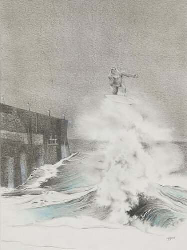 Limited Print Edition "King Kool 33" von Jean-Francois Miaule, Zeichnungen kaufen auf Singulart