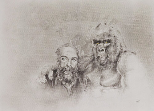 Limited Print Edition "King Kool 45" by Jean-Francois Miaule, Drawing for Sale on Singulart