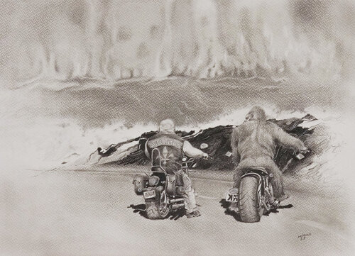Limited Print Edition "King Kool 48" von Jean-Francois Miaule, Zeichnungen kaufen auf Singulart