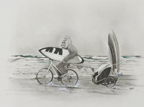 Limited Print Edition "King Kool 50" de Jean-Francois Miaule, Dibujo a la venta en Singulart