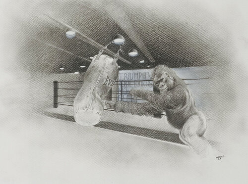 Limited Print Edition "King Kool 54" von Jean-Francois Miaule, Zeichnungen kaufen auf Singulart