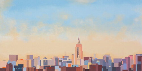 New York Skyline par Jean-Francois Miaule, Peinture en vente sur Singulart