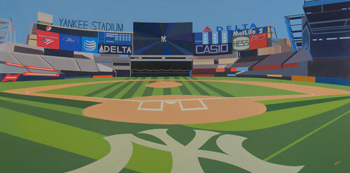 Yankee Stadium par Jean-Francois Miaule, Peinture en vente sur Singulart