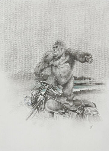Limited Print Edition "King Kool 60" von Jean-Francois Miaule, Zeichnungen kaufen auf Singulart