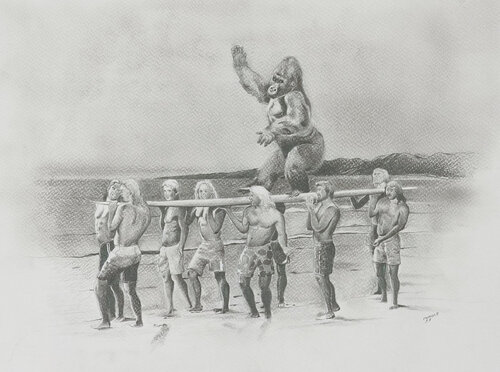 Limited Print Edition "King Kool 62" von Jean-Francois Miaule, Zeichnungen kaufen auf Singulart