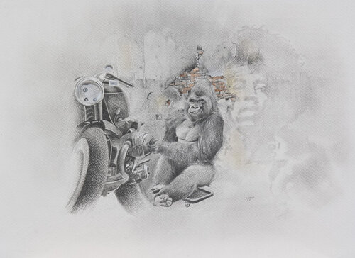 Limited Print Edition "King Kool 65" von Jean-Francois Miaule, Zeichnungen kaufen auf Singulart