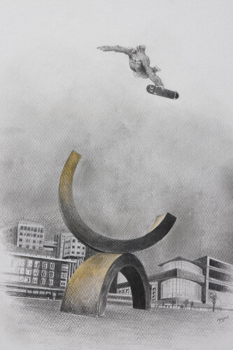 Limited Print Edition "King Kool 82" de Jean-Francois Miaule, Dibujo a la venta en Singulart
