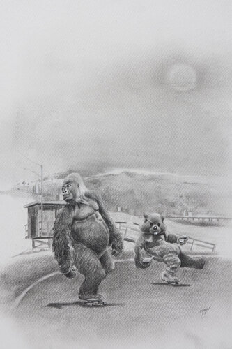Limited Print Edition "King Kool 83" par Jean-Francois Miaule, Dessin en vente sur Singulart