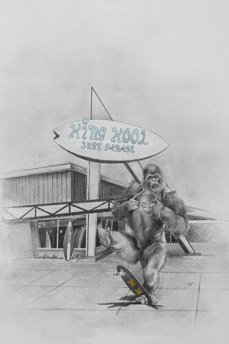 Limited Print Edition "King Kool 84" by Jean-Francois Miaule, Drawing for Sale on Singulart
