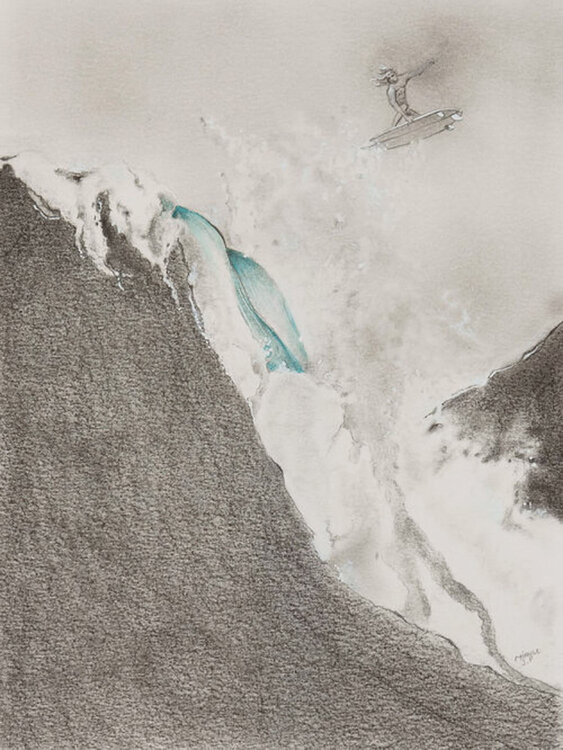 Limited Print Edition "Fly Surf" Jean-Francois Miaule
