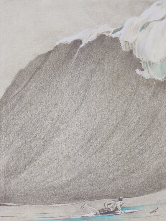 Limited Print Edition "Waikiki" Jean-Francois Miaule