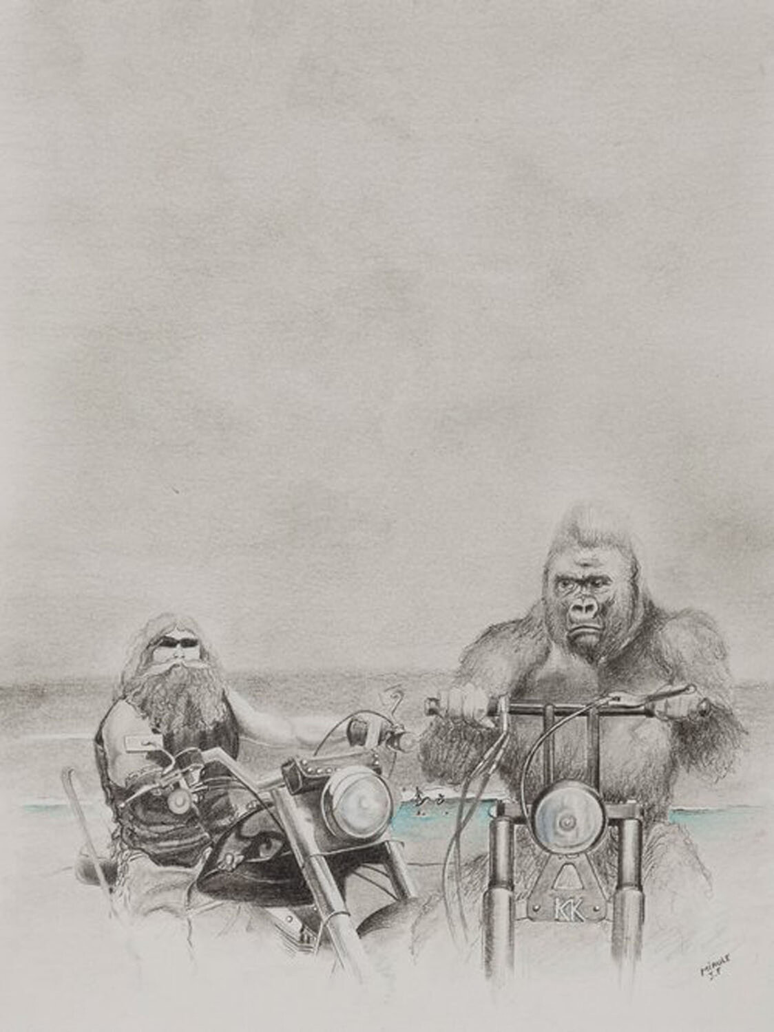 Limited Print Edition "King Kool 22" Jean-Francois Miaule Zeichnungen zu verkaufen