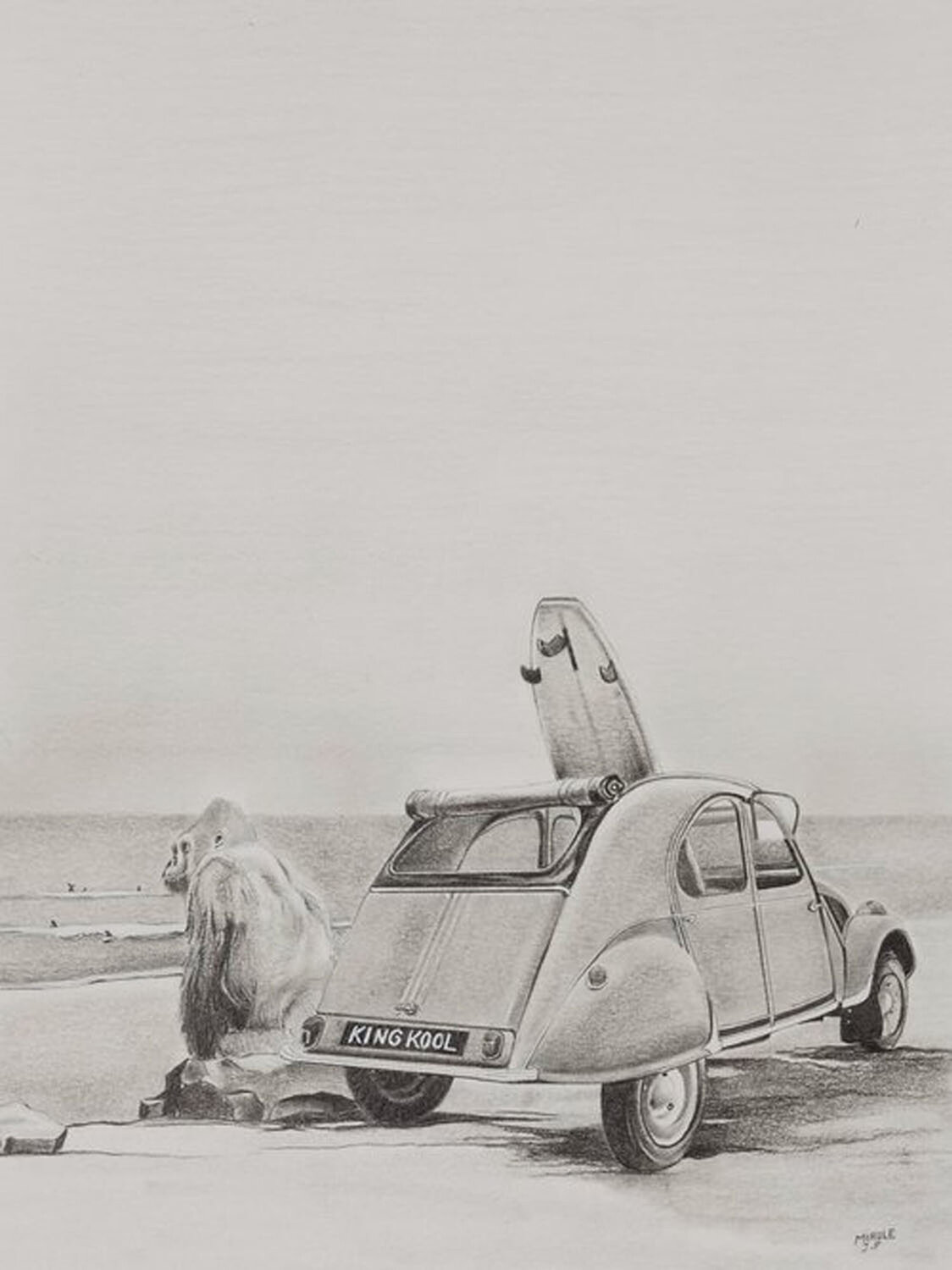 Limited Print Edition "King Kool 20" Jean-Francois Miaule Zeichnungen zu verkaufen