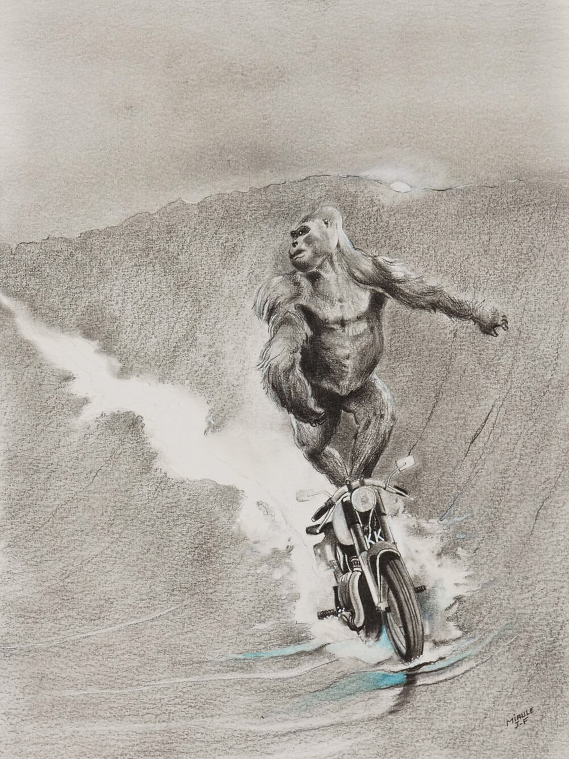 Limited Print Edition "King Kool 11" Jean-Francois Miaule Zeichnungen zu verkaufen