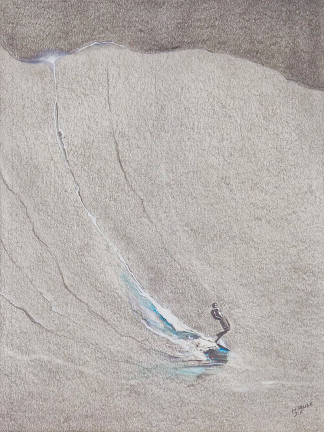 Limited Print Edition "Cool ride 2" Jean-Francois Miaule Zeichnungen zu verkaufen