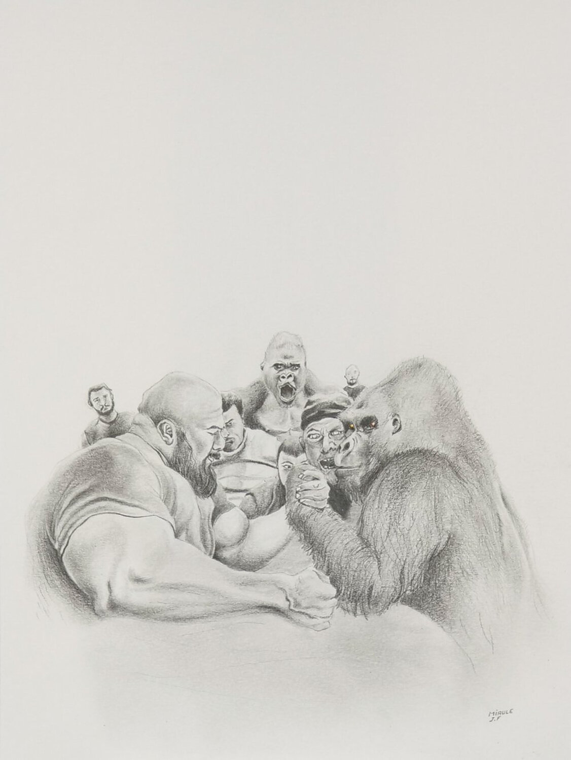 Limited Print Edition "King Kool 32" Jean-Francois Miaule Zeichnungen zu verkaufen