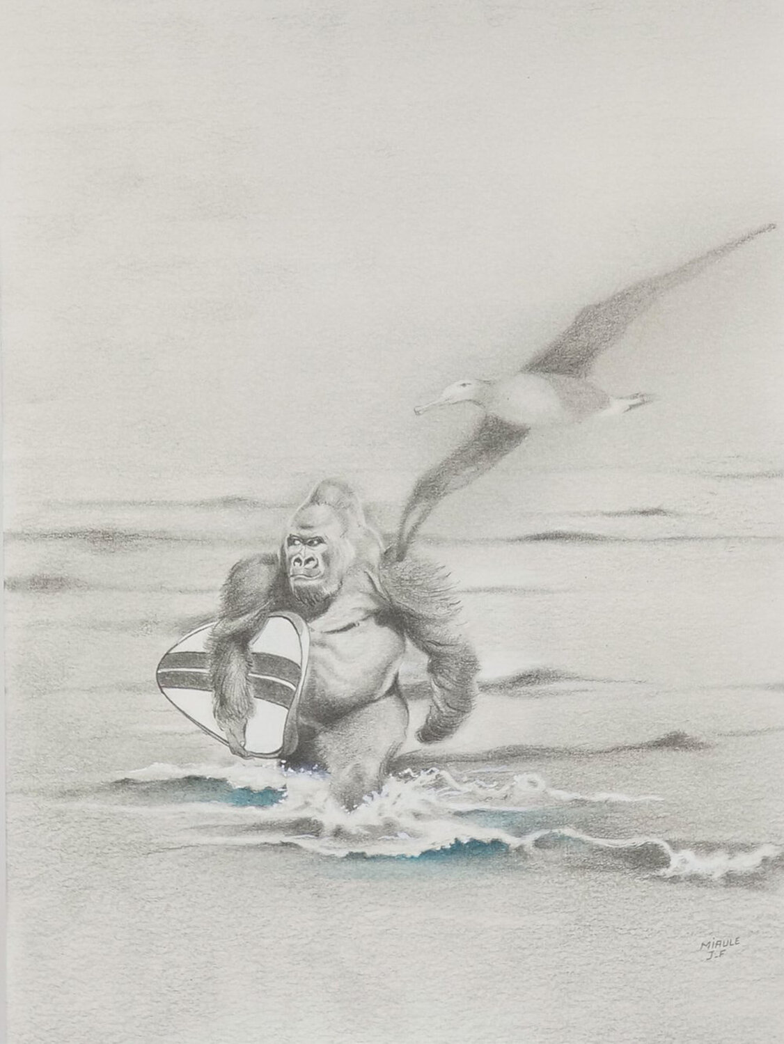 Limited Print Edition "King Kool 34" Jean-Francois Miaule Zeichnungen zu verkaufen
