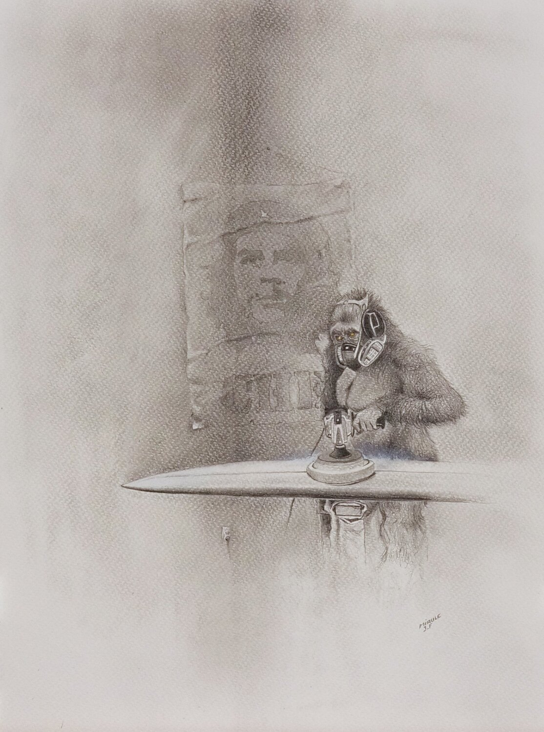 Limited Print Edition "King Kool 44" Jean-Francois Miaule Zeichnungen zu verkaufen