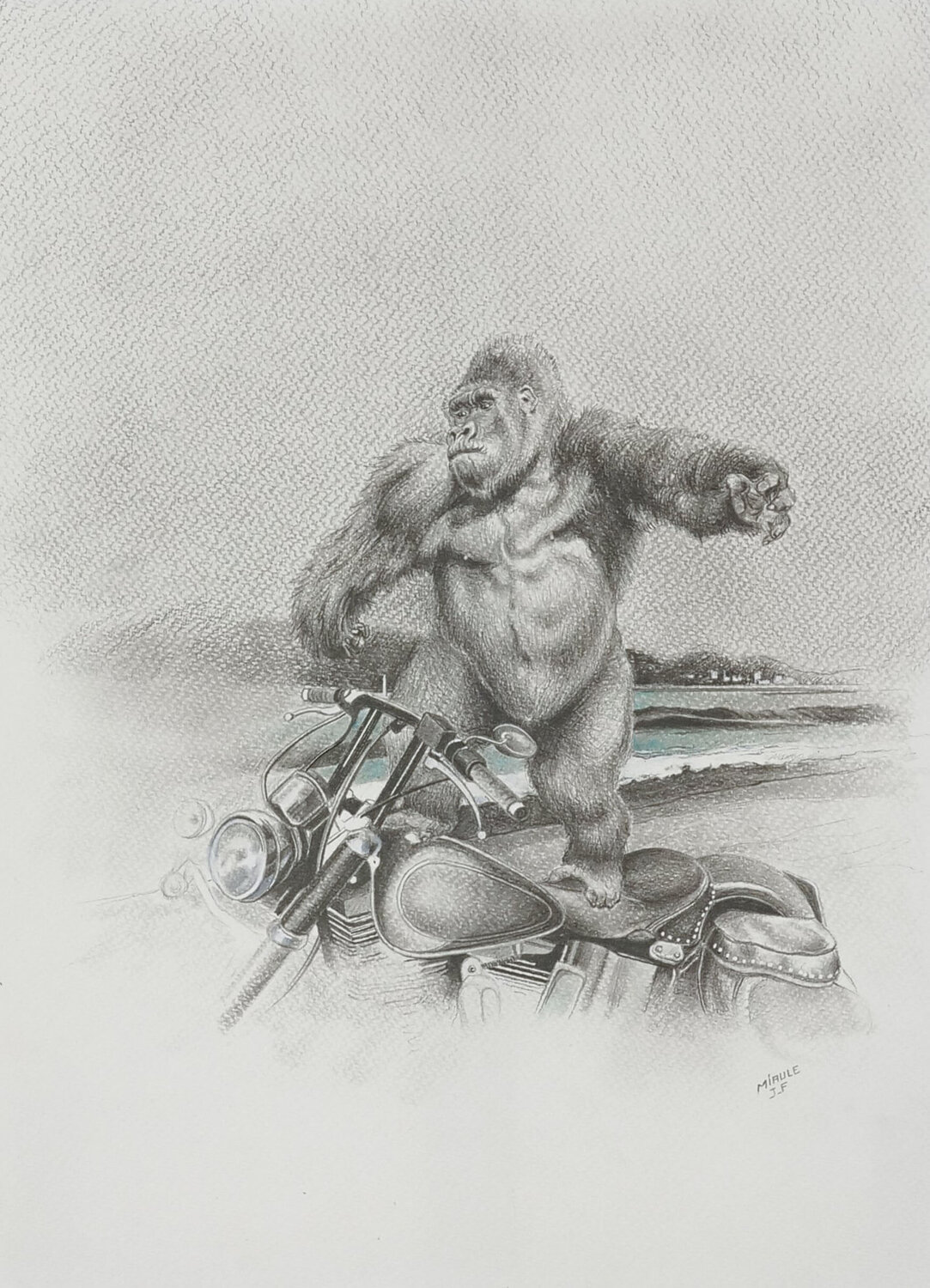 Limited Print Edition "King Kool 60" Jean-Francois Miaule Zeichnungen zu verkaufen