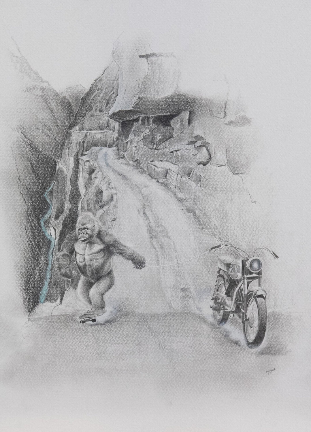 Limited Print Edition "King Kool  75'' Jean-Francois Miaule Zeichnungen zu verkaufen