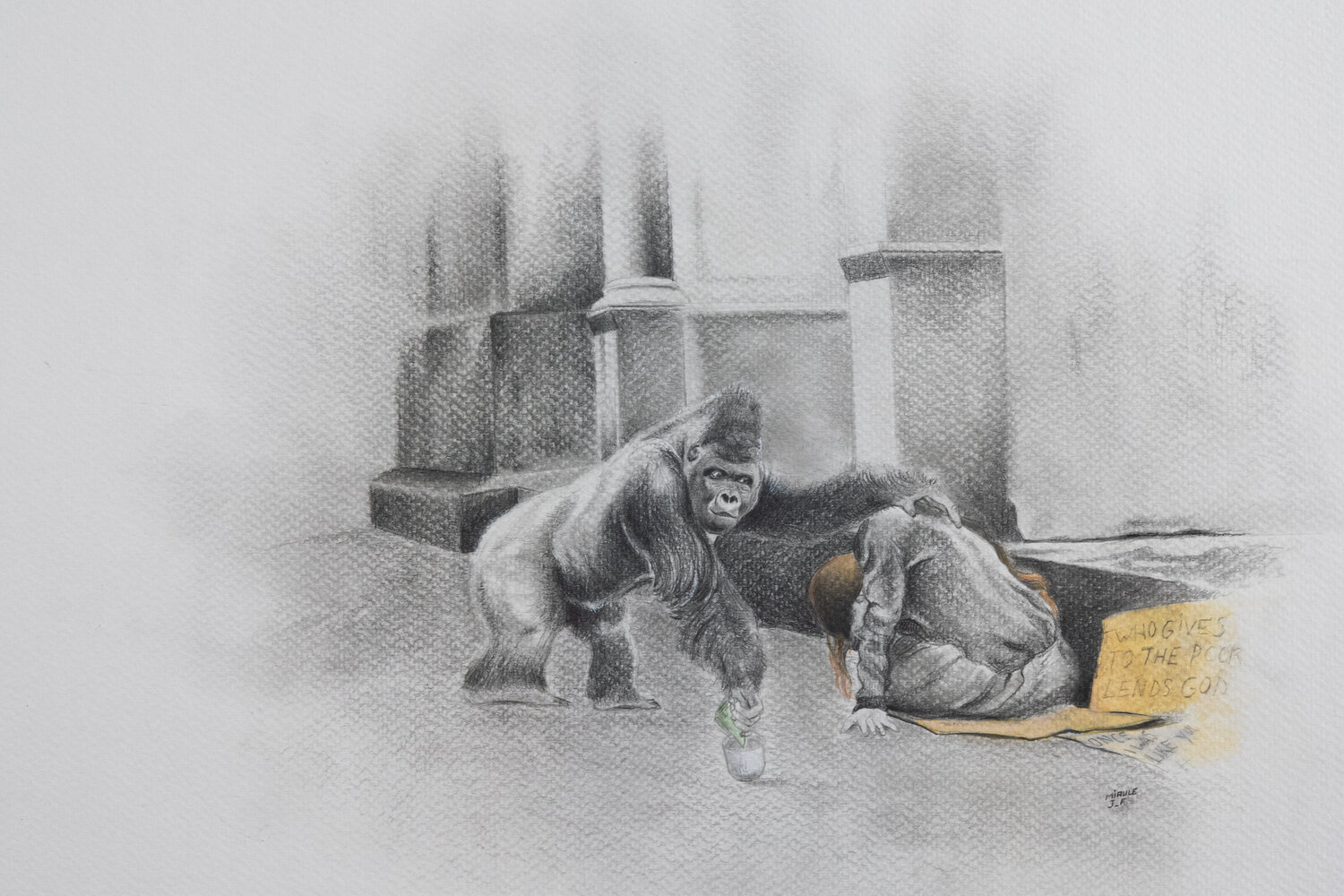 Limited Print Edition "King Kool 76" Jean-Francois Miaule Zeichnungen zu verkaufen