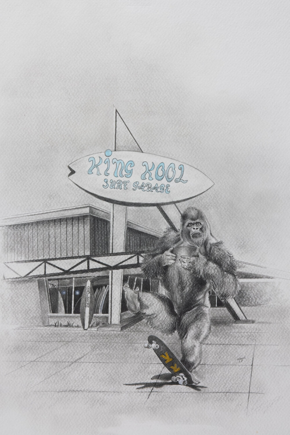 Limited Print Edition "King Kool 84" Jean-Francois Miaule Tekening te koop