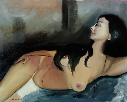L'attesa di un respiro by Enzo Martano, Painting for Sale on Singulart