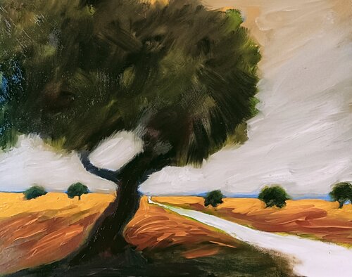 Natura nervosa di Enzo Martano, Pittura in vendita su Singulart