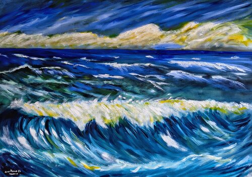 Il grido del mare by Enzo Martano, Painting for Sale on Singulart