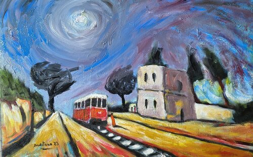 Ritorno a sud by Enzo Martano, Painting for Sale on Singulart