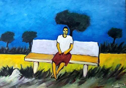 La mia solitudine by Enzo Martano, Painting for Sale on Singulart