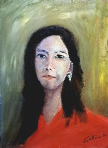 Sguardo distante von Enzo Martano, Malerei kaufen auf Singulart