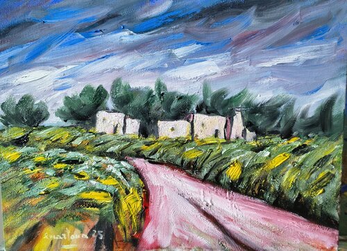 Ricordi di campagna by Enzo Martano, Painting for Sale on Singulart