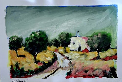 Terra di ulivi di Enzo Martano, Pittura in vendita su Singulart