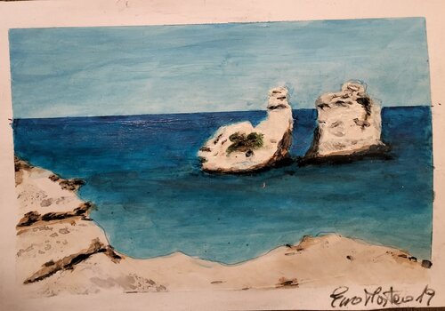 Le due sorelle von Enzo Martano, Malerei kaufen auf Singulart