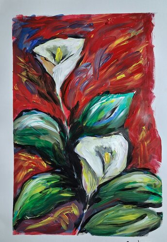 Passione floreale di Enzo Martano, Pittura in vendita su Singulart