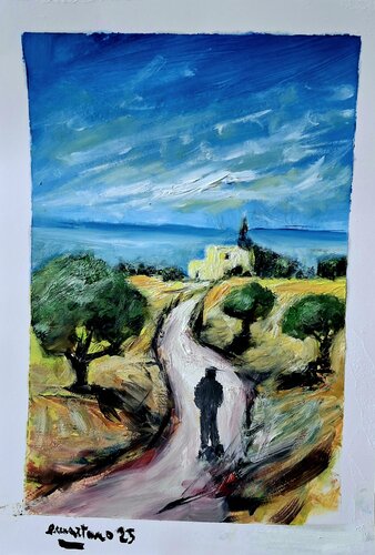 Solitudine dorata de Enzo Martano, Pintura a la venta en Singulart