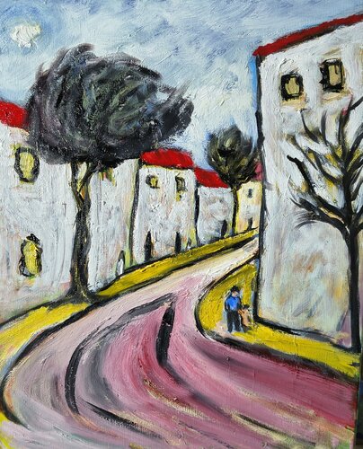 Il passo del silenzio von Enzo Martano, Malerei kaufen auf Singulart
