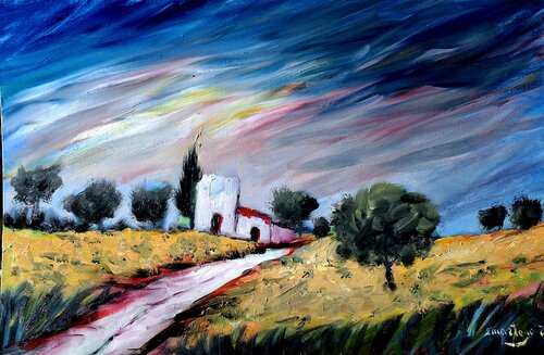 Presenza solitaria van Enzo Martano, Schilderij te koop op Singulart