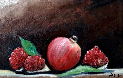 L'anima del frutto by Enzo Martano, Painting for Sale on Singulart