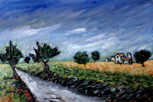 Soffio di mezzogiorno di Enzo Martano, Pittura in vendita su Singulart