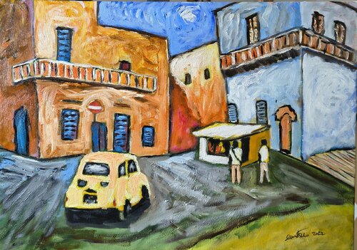 Luci a Otranto by Enzo Martano, Painting for Sale on Singulart