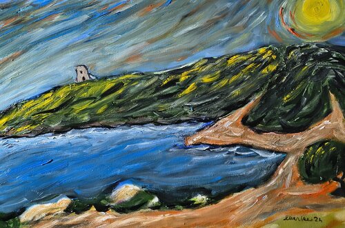 Anima di porto selvaggio de Enzo Martano, Pintura a la venta en Singulart