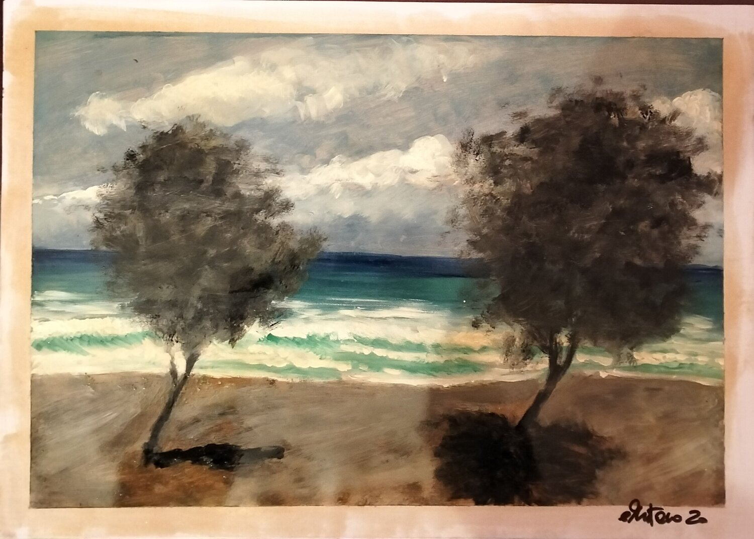 Alberi sulla spiaggia Enzo Martano
