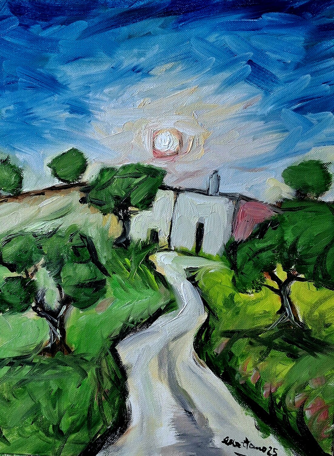 L’uliveto al tramonto Enzo Martano