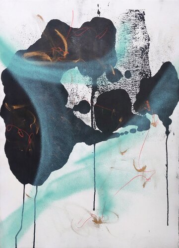 My northern sky van Saja Davíðsdóttir, Schilderij te koop op Singulart