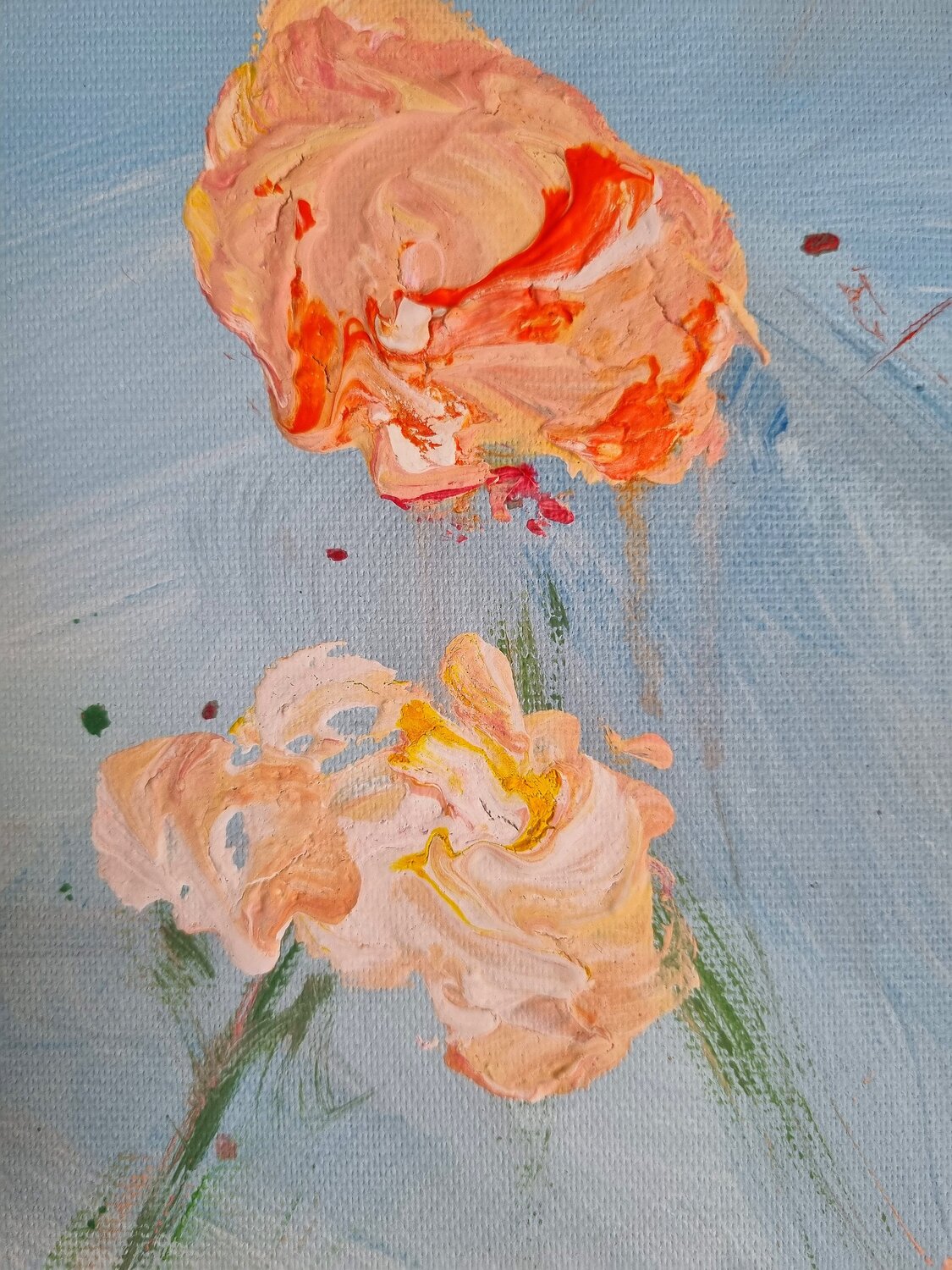 Orange Flower Paintings For Sale - SINGULART