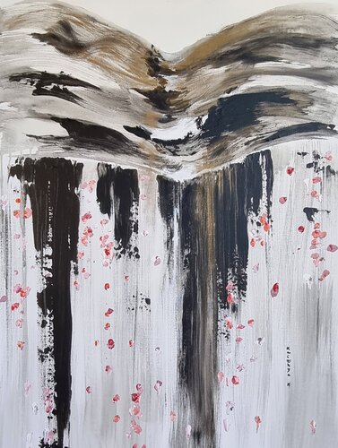 Souffle aux fleurs parfumées  / Le vent  / Cet amoureux attendris von Kaithya Huc, Malerei kaufen auf Singulart