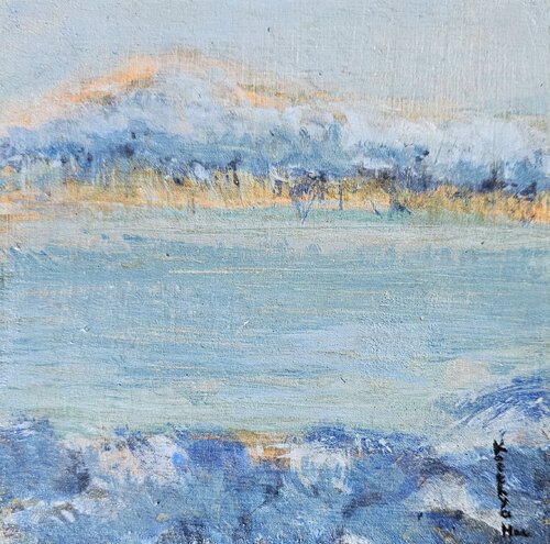 Pensée au gré de l'eau / Maitrise du temps / Ton souvenir m'habite van Kaithya Huc, Schilderij te koop op Singulart