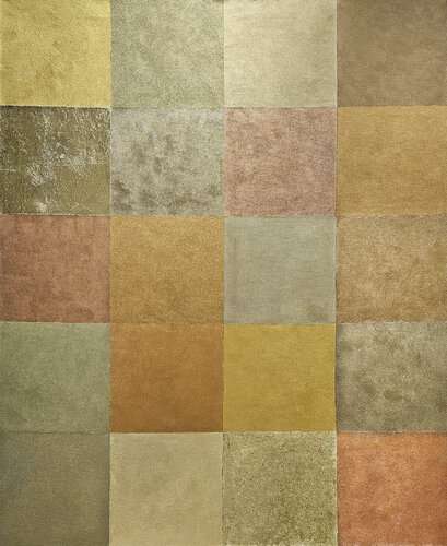 Golden squares par Svetlana Saratova, Peinture en vente sur Singulart